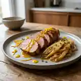 Filet de porc à l'orange et compote de chicons : recette gourmande et facile