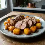 Filet mignon de porc au melon caramélisé : recette gourmande et facile