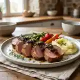 Filet mignon de porc fondant à la tapenade maison