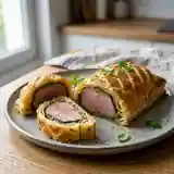 Filet mignon feuilleté au pesto fondant