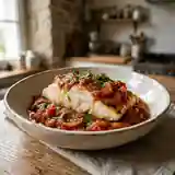 Filets de cabillaud à la sauce tomate maison, un plat savoureux et léger