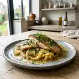 Filets de daurade fondants au vin blanc et fenouil parfumé