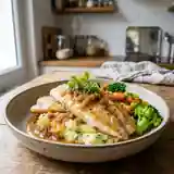 Filets de poisson délicatement cuisinés au Pineau des Charentes