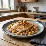 Filets de Tilapia aux Pommes et Lardons : Recette Savoureuse et Facile