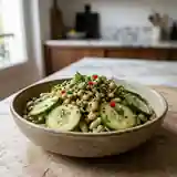 Flageolets aux Concombres et Épices d'Asie : Recette Fraîche et Parfumée