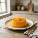 Flan à l'orange onctueux avec gélatine naturelle