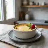 Flan allégé onctueux et léger pour dessert sain