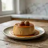 Flan au lait onctueux à la farine de châtaigne