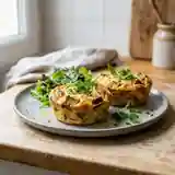 Flan d'aubergines fondant et gratiné