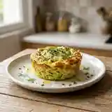 Flan de courgettes facile et léger pour une personne
