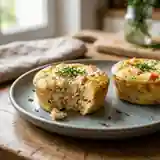 Flan de surimi fondant à la ciboulette