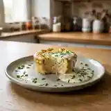 Flan de surimi onctueux à la sauce ciboulette fraîche