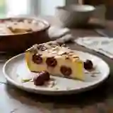 Flan fondant Cerises et Amandes