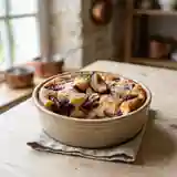Flan aux prunes et fromage blanc
