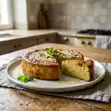 Flan sucré aux courgettes fondantes