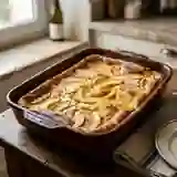 Flognarde aux pommes vanillée