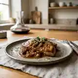 Foie de veau fondant au Porto et raisins secs, recette gourmande