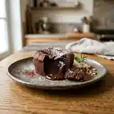 Fondant au chocolat noir et crème de marrons : dessert gourmand et fondant