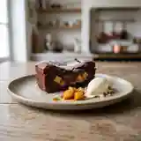Fondant au chocolat noir et pommes caramélisées : dessert gourmand et fondant