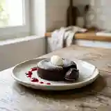 Fondant au chocolat sans cuisson ultra gourmand pour une personne