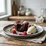 Fondant au chocolat ultra fondant et gourmand pour une personne