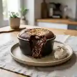Fondant exotique au chocolat noir et noix de coco