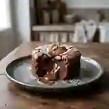 Fondant intense chocolat et crème de marron