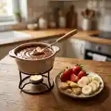 Fondue au Chocolat Gourmande au Toblerone pour Une Personne