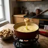 Fondue au fromage de Comté traditionnelle pour une personne