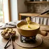 Fondue au Parmesan Crémeuse et Savoureuse pour Une Personne
