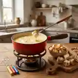 Fondue au Poulet Crémeuse et Savoureuse pour 1 Personne
