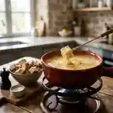 Fondue Bacchus : Recette Savoureuse au Vin Blanc et Fromages Fondus
