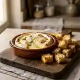 Fondue de Camembert crémeuse et gourmande pour une personne