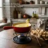 Fondue savoyarde traditionnelle de Nadine : recette facile et gourmande
