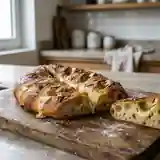 Fougasse gourmande au Banon et romarin frais