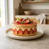 Fraisier classique : gâteau aux fraises et crème mousseline