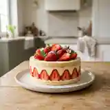 Fraisier classique gourmand : gâteau aux fraises et crème mousseline