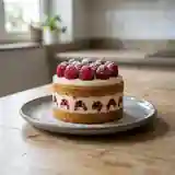 Framboisier gourmand : gâteau aux framboises et crème légère