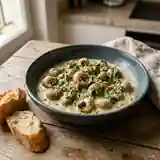 Fricassée d'escargots onctueuse ail et persil