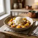 Fruits frais flambés glacés : dessert gourmand et rafraîchissant
