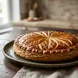 Galette des rois à la crème frangipane traditionnelle et gourmande