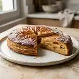 Galette des rois aux pommes fondantes et pâte feuilletée croustillante