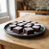 Ganache fondante chocolat noir et fève tonka
