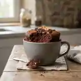Gâteau au chocolat express au micro-ondes relevé à l'amaretto