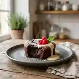 Gâteau au chocolat fondant à la recette de Christine