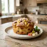Gâteau aux fruits exquis et moelleux pour une personne