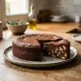 Gâteau crémeux au chocolat et biscuits à l'italienne