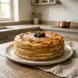 Gâteau de crêpes au fromage fondant : recette facile et gourmande