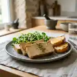 Gâteau de foie de lapin fondant et savoureux