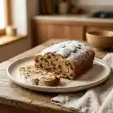 Gâteau de Noël allemand traditionnel moelleux et épicé
